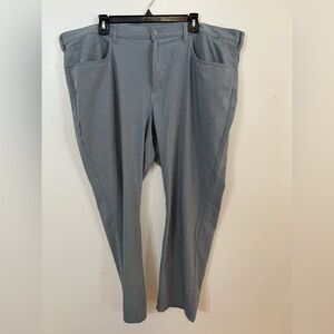 PGA Tour Men's Classic Gray Chinos